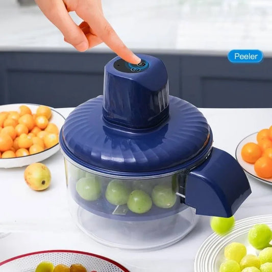 Automatic Grape Peeling Machine Electric Garlic Peeler Rechargeable