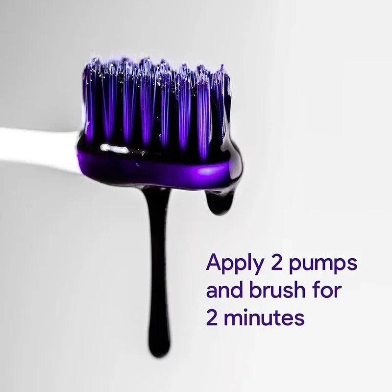Purple Toothpaste for Teeth Whitening, Teeth Whitening Toothpaste