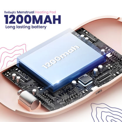MomDaughts Menstrual Period Heating Pad for Cramps Massage