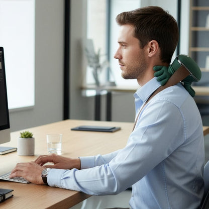 Rechargeable Neck & Shoulder Massager
✨ Deep Kneading • Heat Function • Portable