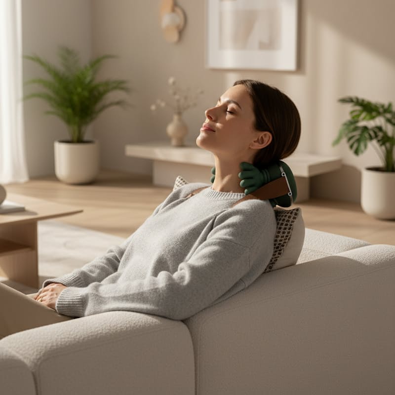 Rechargeable Neck & Shoulder Massager
✨ Deep Kneading • Heat Function • Portable