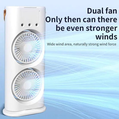 Double-Ended Spray Water Mist Fan