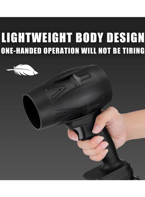 Powerful Cordless Leaf Blower, Mini Handheld Dust Blower with 3000mAh Battery, High-Speed Turbo Air Blower for Keyboard, Car, Outdoor and Home Cleaning