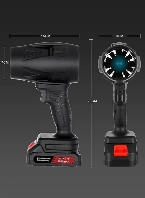 Powerful Cordless Leaf Blower, Mini Handheld Dust Blower with 3000mAh Battery, High-Speed Turbo Air Blower for Keyboard, Car, Outdoor and Home Cleaning