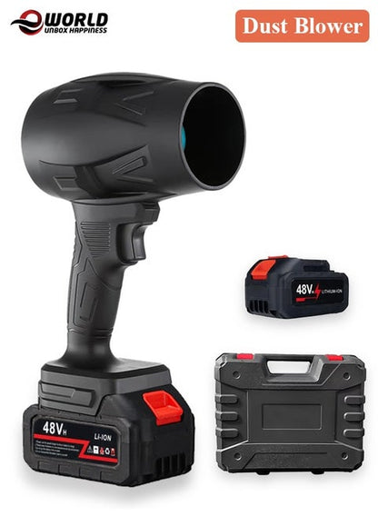 Powerful Cordless Leaf Blower, Mini Handheld Dust Blower with 3000mAh Battery, High-Speed Turbo Air Blower for Keyboard, Car, Outdoor and Home Cleaning