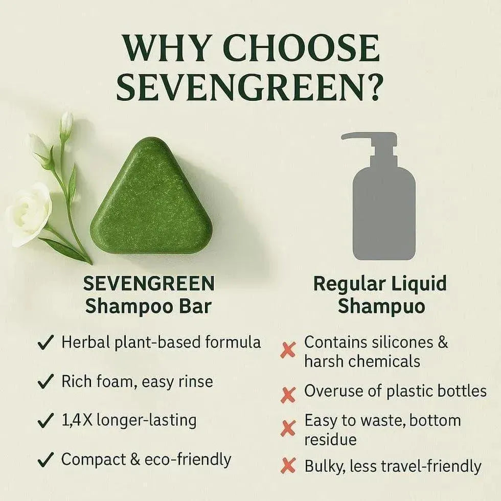 Nature Seven Original Hair Growth Soap for Thickening Hair and Removing Dandruff - 120g. A natural formula rich in more than 12 types of herbs and carefully selected plant extracts.