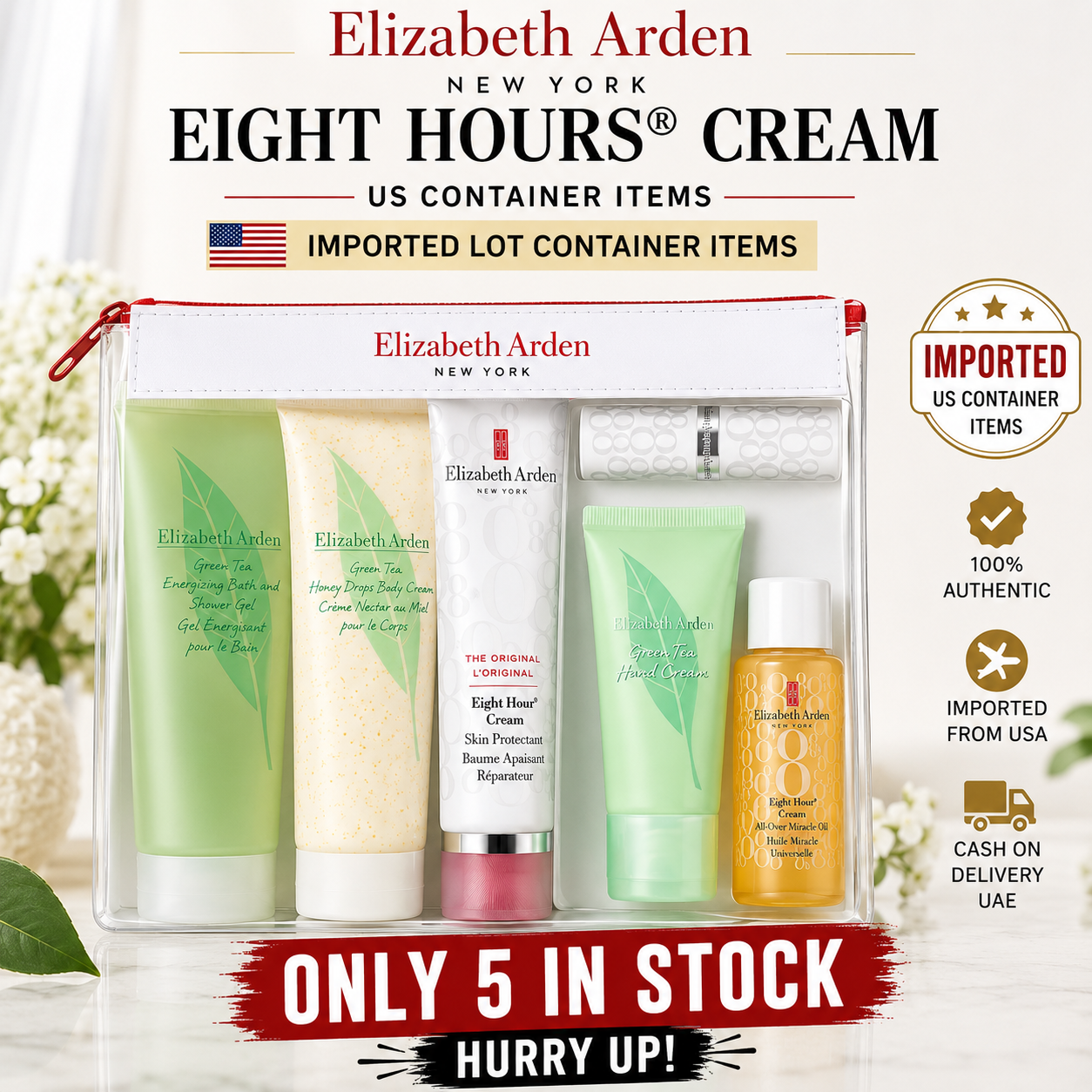 Elizabeth Arden Green Tea Honey & Eight Hours Cream Gift Set 🇺🇸
