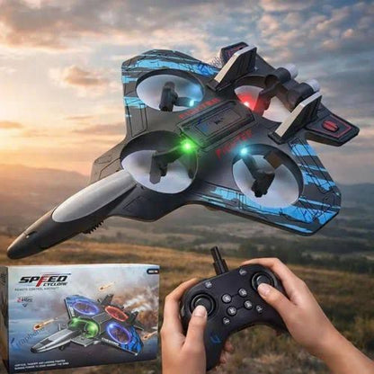 RC Aeroplane 2.4GHz Remote Control L0712 Quadcopter Floating Fighter Plane – RTF Airplane Toy with Colored Lights and USB Charging, Ideal for Beginners, Kids, and Adults