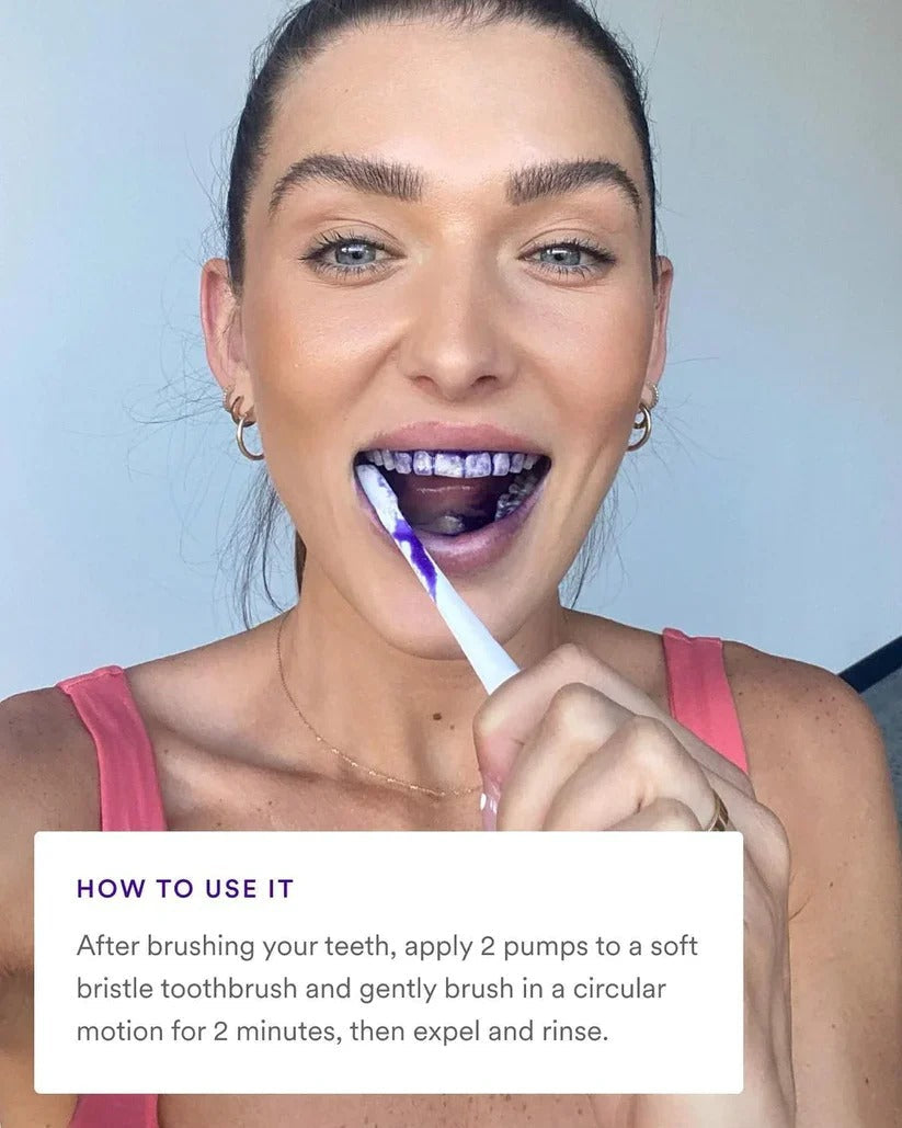 Purple Toothpaste for Teeth Whitening, Teeth Whitening Toothpaste