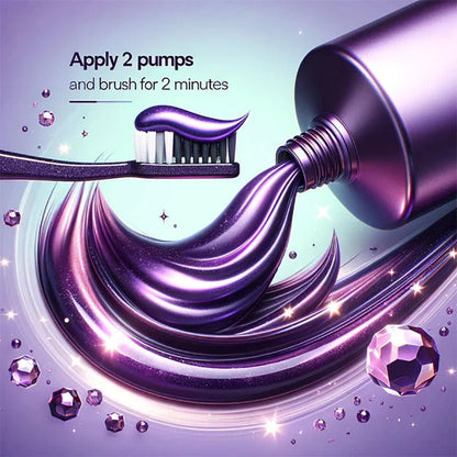 Purple Toothpaste for Teeth Whitening, Teeth Whitening Toothpaste