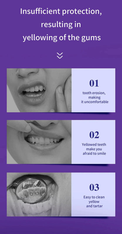 Purple Toothpaste for Teeth Whitening, Teeth Whitening Toothpaste